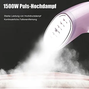 Портативный отпариватель YENTAKE 350 мл 3 режима Розовый synthetic.ua - Фото 1