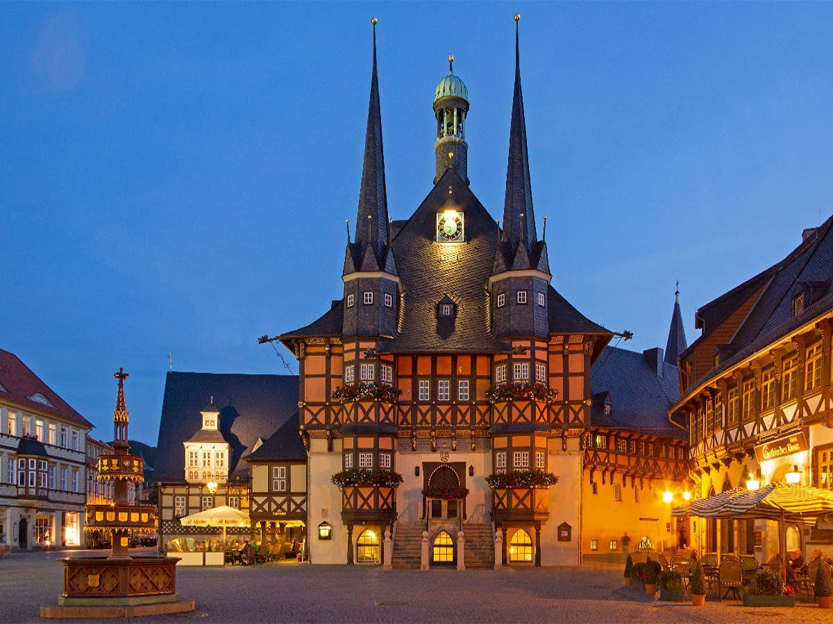 Пазл CALVENDO Wernigerode City Hall 1000 деталей 64 x 48 см Siegfried Kuttig, фото №2
