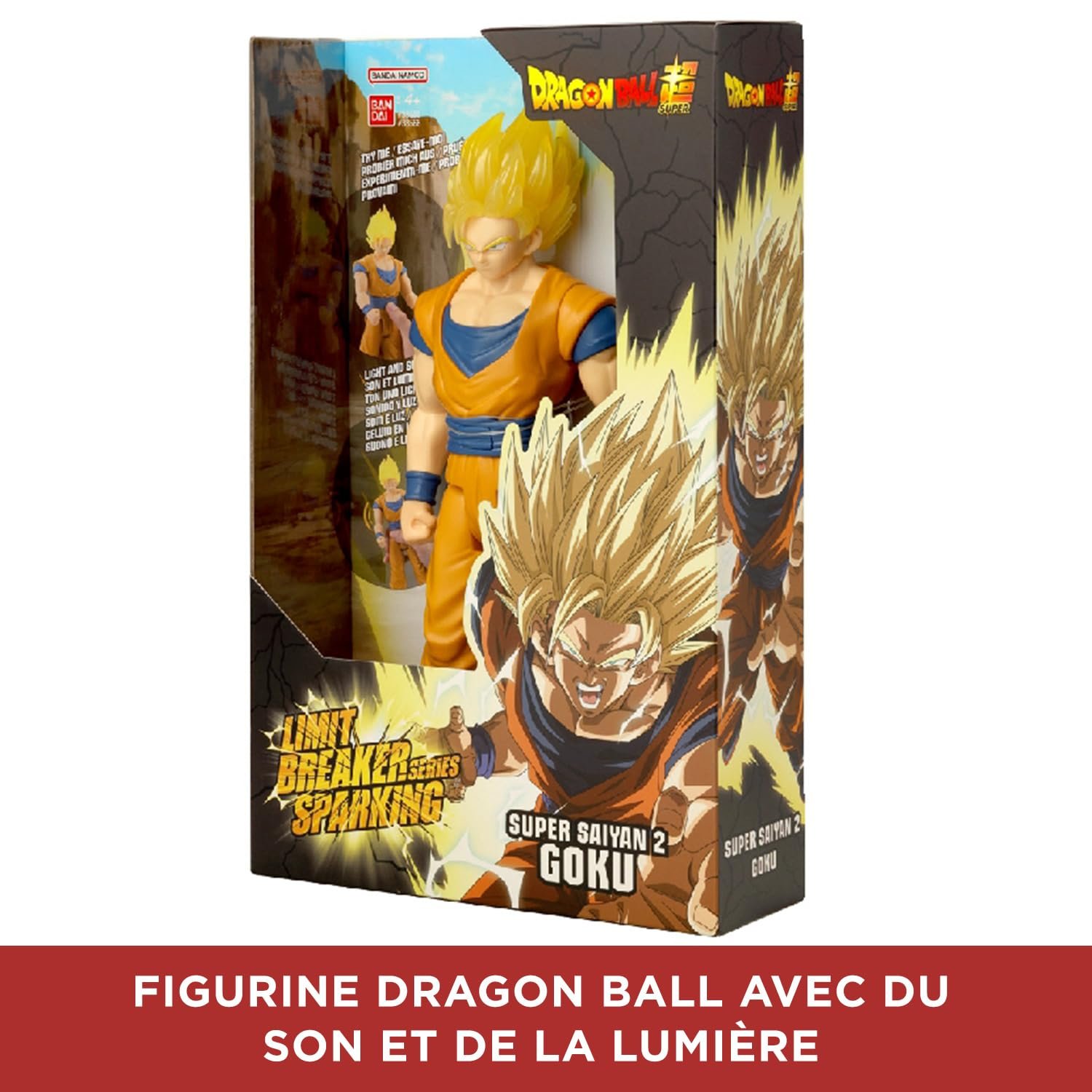 Фигурка Bandai Dragon Ball Super Super Saiyan 2 Goku Light and Sound Sparking, 30 см, фото №3