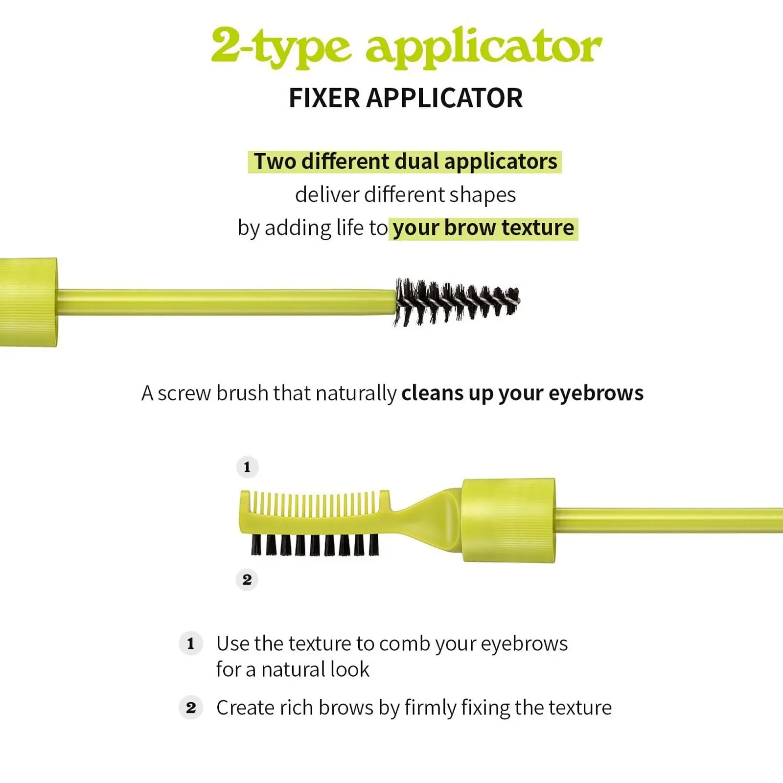 Фіксатор та кольоровий олівець для брів UNLEASHIA Pomade Fixer No1. clear, фото №3