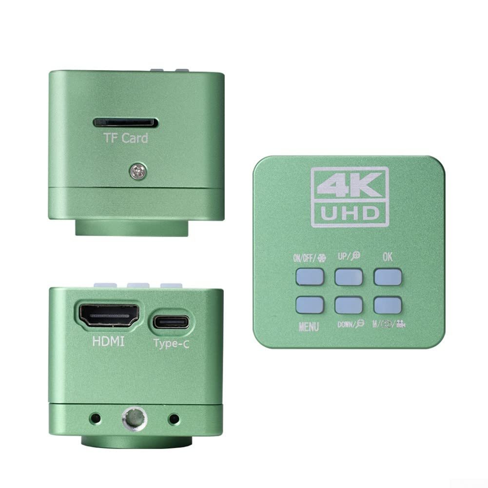 Камера для цифрового микроскопа 4K 2160P USB HD-MI, промышленная лабораторная камера с ручным управлением, видеорегистратор, CMOS IMX334 сенсор DC 12V, 3840 x 2160 пикселей 2.0μmx2.0μm EU 220V, фото №6