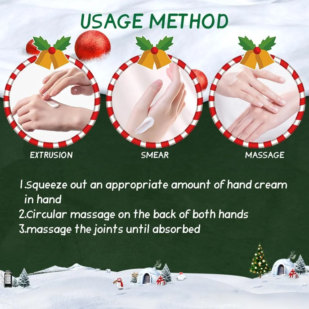 Крем для рук Fengyang Набір Різдвяний Набір зволожуючий для шорсткої шкіри, фото №3