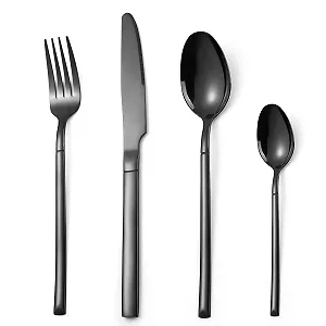 Набор серебряных столовых приборов OriGlam, из нержавеющей стали цена на synthetic.ua - Фото 1 Набор серебряных столовых приборов OriGlam, из нержавеющей стали synthetic.ua - Фото 1