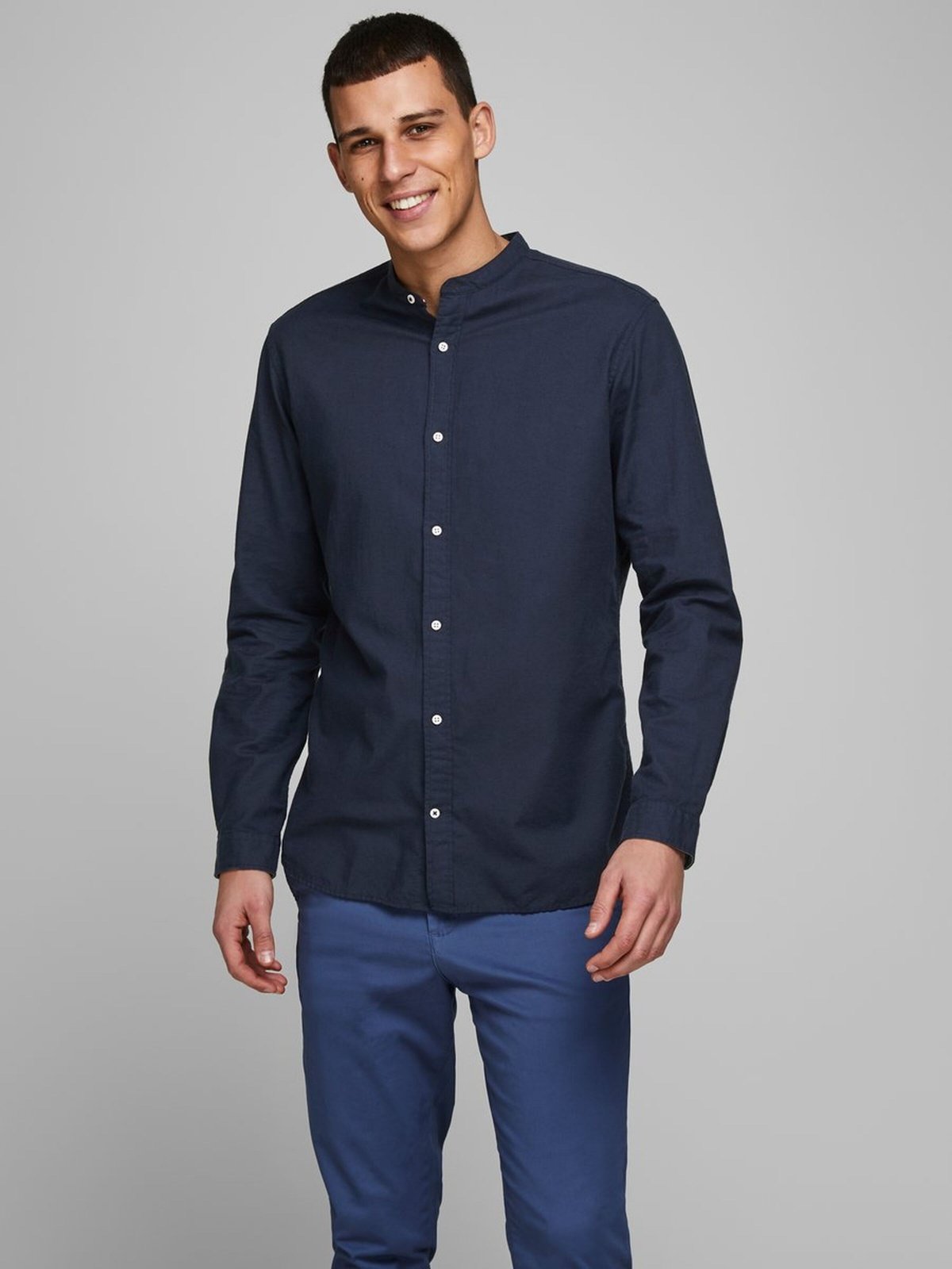 Рубашка Jack&Jones 12163856 Темно-синий 2XL, фото №1