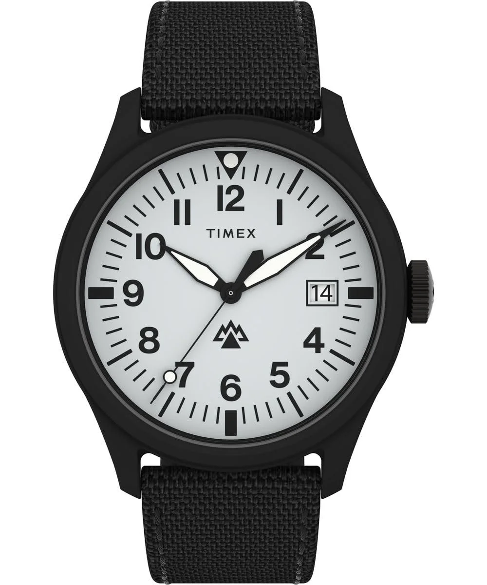 Мужские аналоговые кварцевые часы Timex Traprock с тканевым ремешком, фото №1