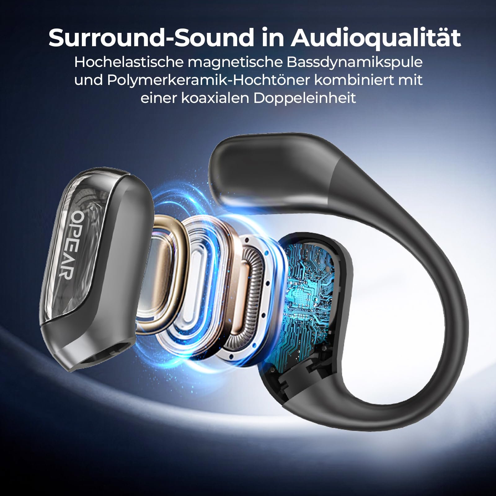 Навушники-перекладачі AI 3-в-1 Saymi з голосовим перекладачем 134 мовами з додатком 7 режимів, фото №6