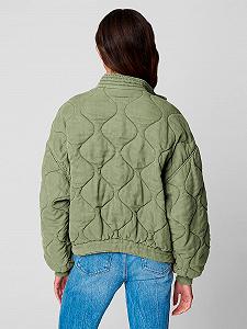 Куртка [BLANKNYC] Tencel з стьобаними плечима для жінок - Фото 1
