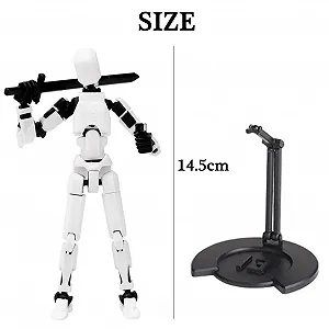 Робот-ігрова фігурка MEZHEN T13 Dummy 13 3D Print 14 см з аксесуарами synthetic.ua - Фото 1