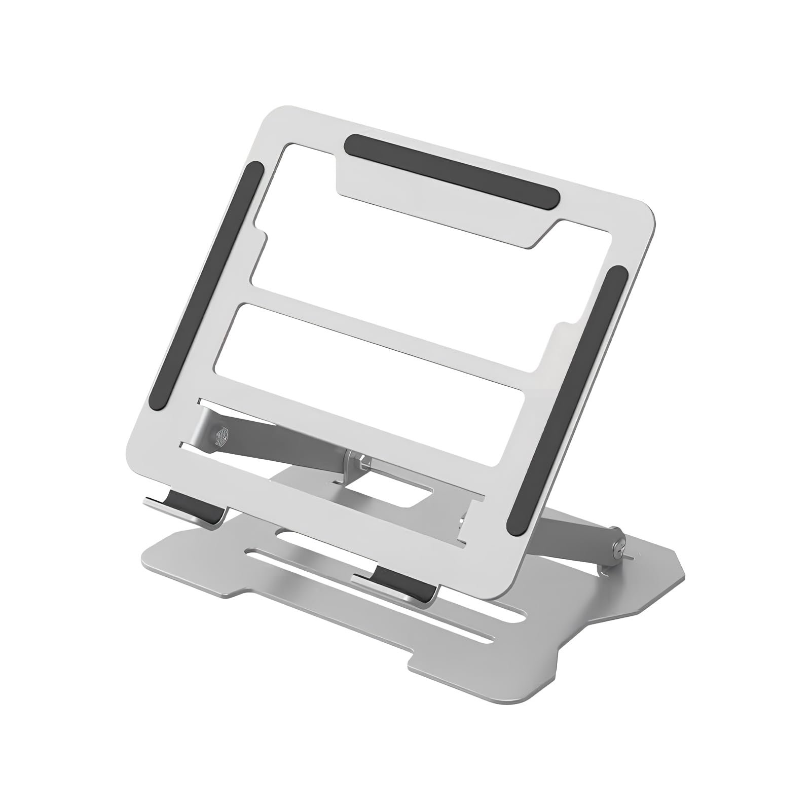 Подставка для ноутбука с охлаждением, регулируемая по высоте и вентилируемая с двойной поддержкой, стабильная, вентилируемая и эргономичная, совместима с MacBook Air/Pro, Dell, ноутбуками 10-16 дюймов, фото №8