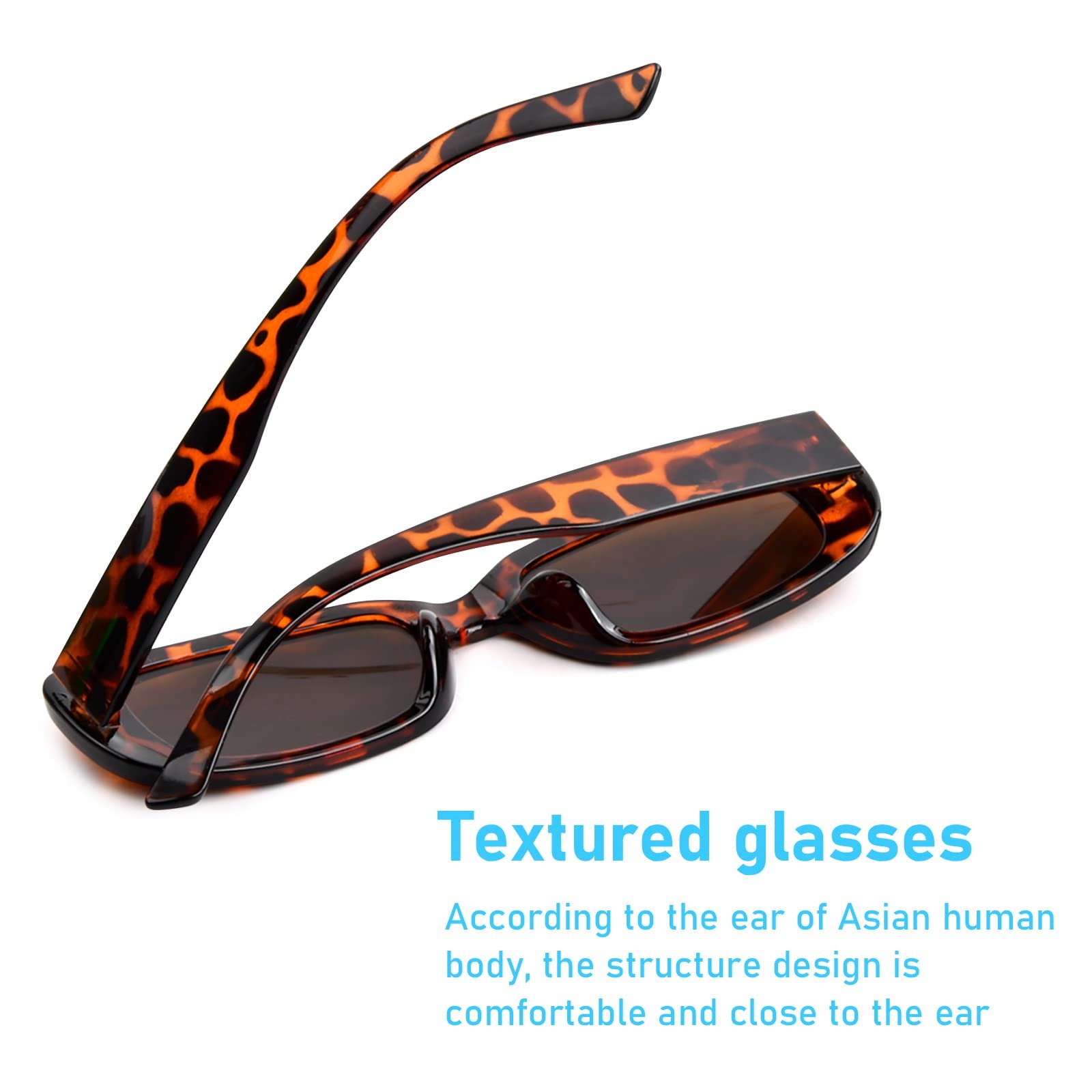 Солнцезащитные Очки Прямоугольные Ретро Zimoer, 8 шт, фото №4