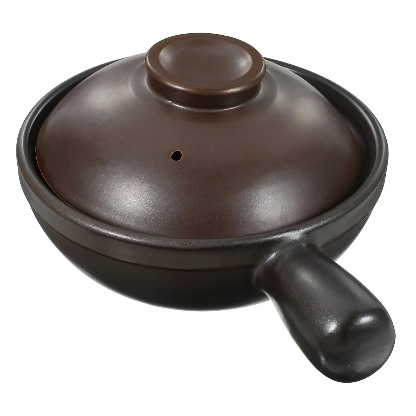 Ківш VALICLUD керамічний з кришкою та однією ручкою Термостійкий, фото №1