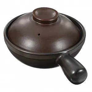 Кастрюля VALICLUD маленькая керамическая с крышкой и одной ручкой термостойкая - Фото 1