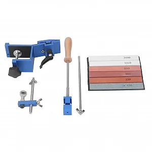 Точилка для ножів Fixed Angle Professional Quick Clip Kit з 6 точильними каменями - Фото 1