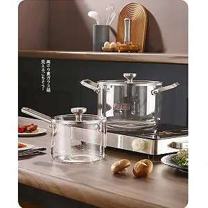 Стеклянная кастрюля, 3,5 л. цена на synthetic.ua - Фото 1 Стеклянная кастрюля, 3,5 л. synthetic.ua - Фото 1