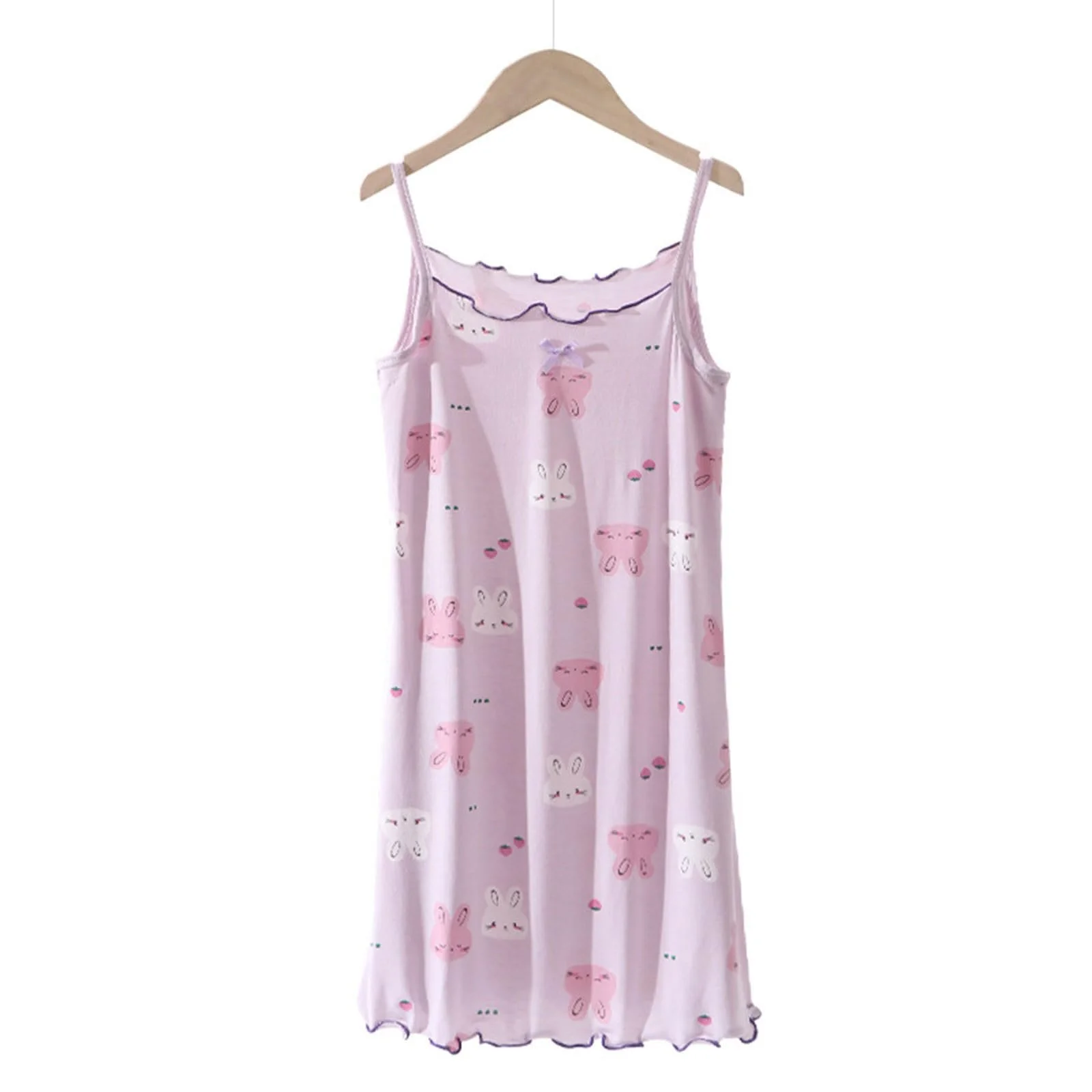 Дитяча Літня Сукня-нічна сорочка для Дівчинки, Безрукавка, з Малюнком, фото №2 Дитяча Літня Сукня-нічна сорочка для Дівчинки, Безрукавка, з Малюнком, фото №2