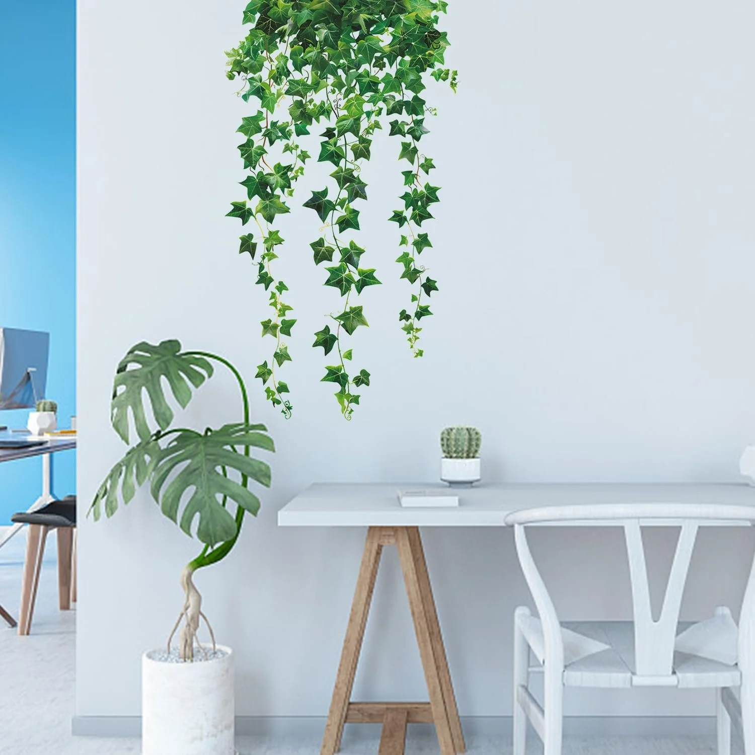 Набір наклейок на стіну Green Leaf Self-Adhesive Wall Decorations Bedroom Kitchen Living Room, фото №6 Набір наклейок на стіну Green Leaf Self-Adhesive Wall Decorations Bedroom Kitchen Living Room, фото №6