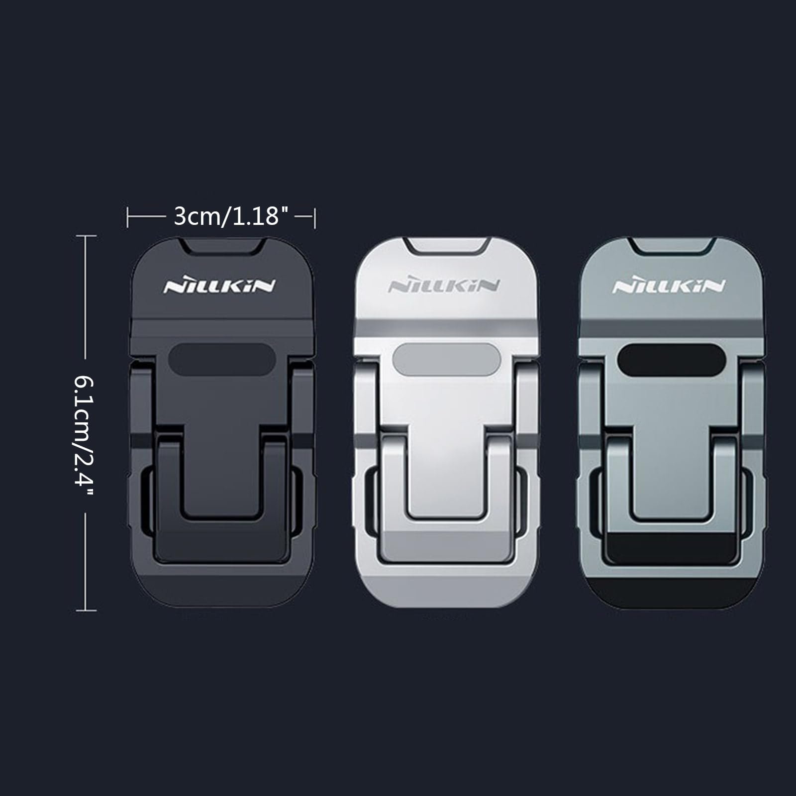 Підставка для ноутбука Портативна Універсальний Розмір Регульована Складана Сплав, фото №3