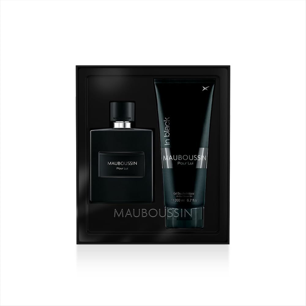 Набор Mauboussin Jumbo Pour Lui In Black Eau de Parfum 100 мл и гель для душа 200 мл, фото №1
