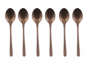 Ложка для мокко Taste Vintage 52453CA7 Набор 6 шт Нержавеющая сталь / PVD медь - Фото 1