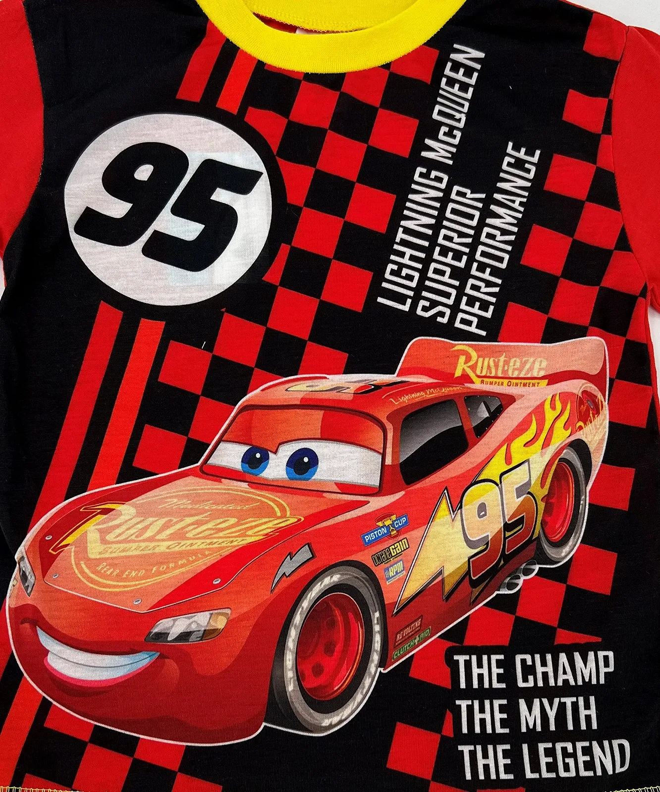 Комплект піжами Disney Cars для хлопчиків, 2 шт, фото №7