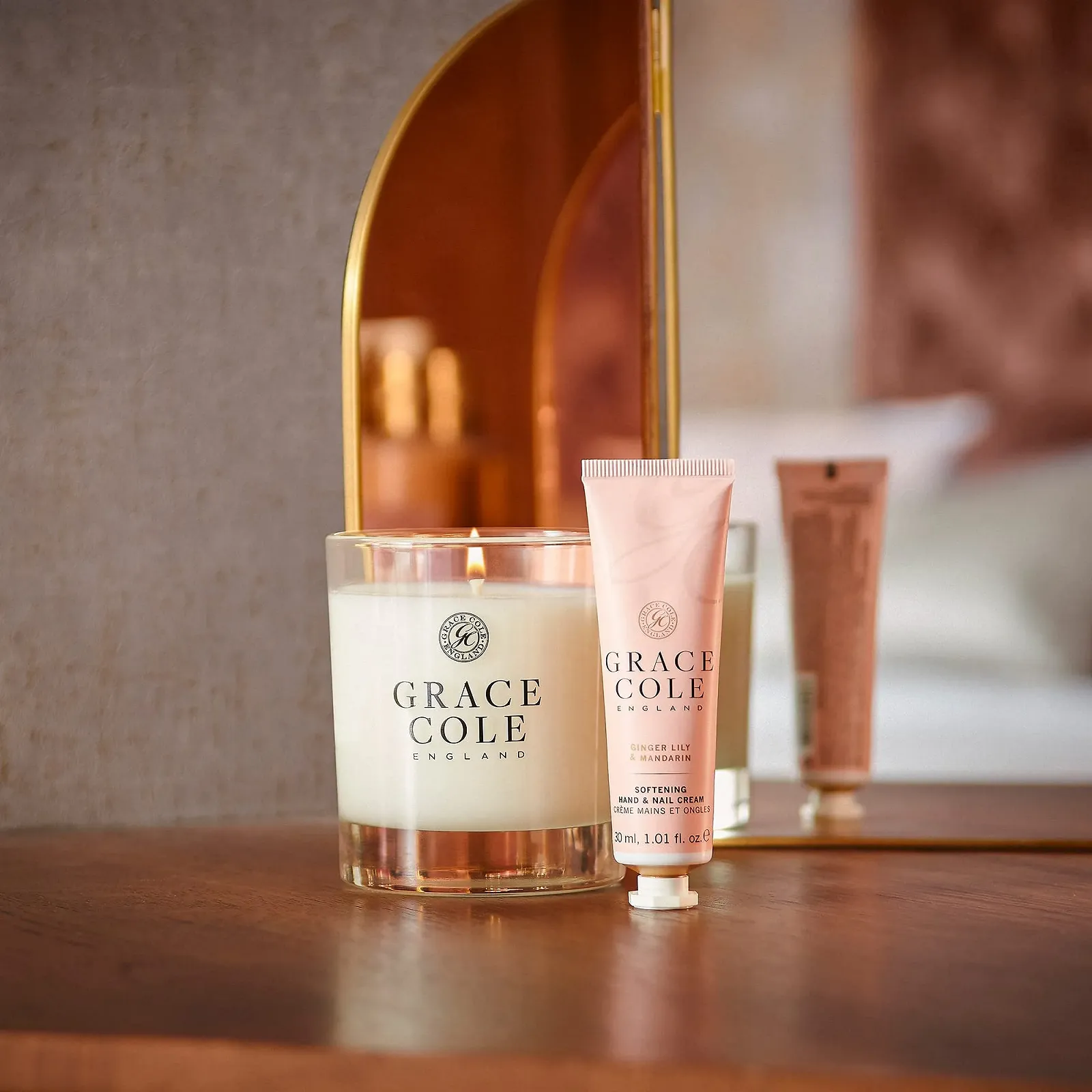 Крем для рук та нігтів Grace Cole Ginger Lily & Mandarin, дорожній розмір, 30 мл, фото №5