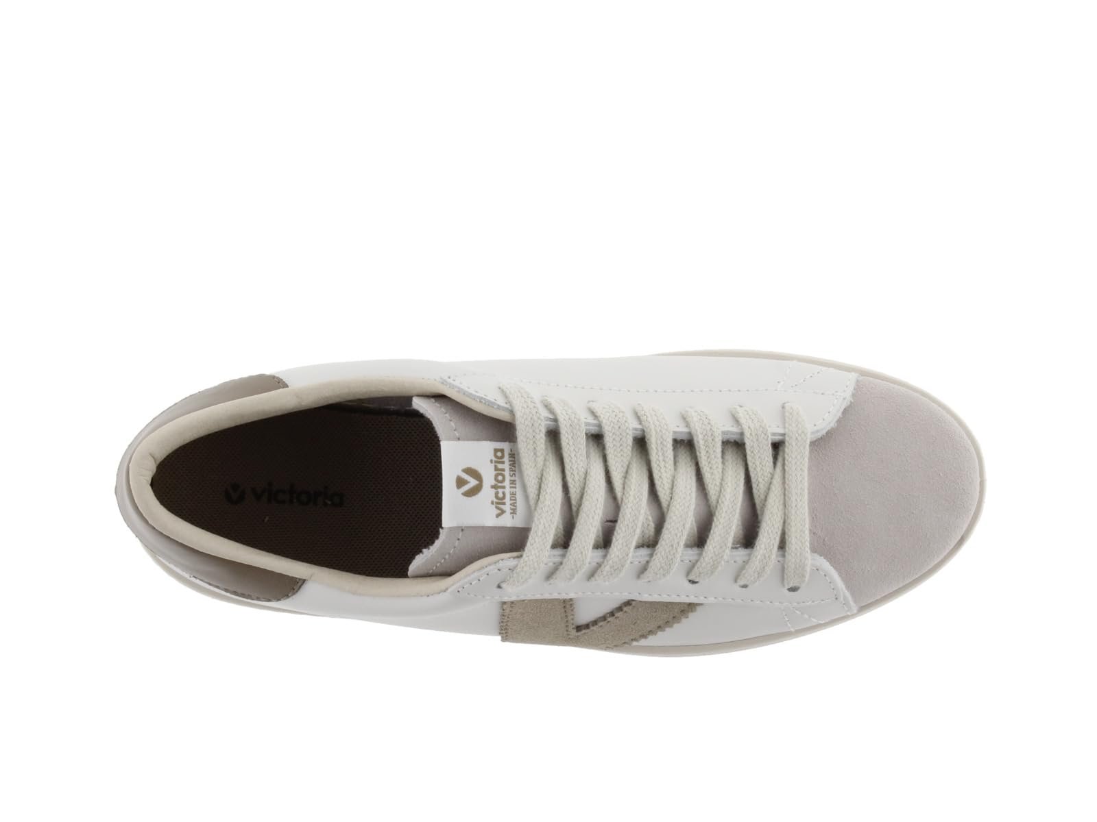 Кеди Victoria Berlin Шкіра і контрастні деталі та Спліт шкіряний носок 1126142, фото №4