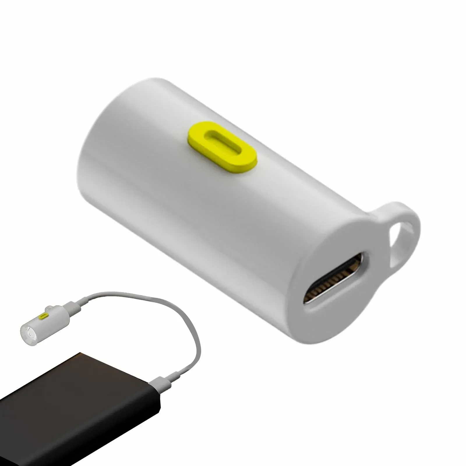 Мини-фонарик USB-C Портативный LED фонарик высокой яркости Компактный для путешествий Кемпинга Пешего туризма Карманный размер Перезаряжаемый, фото №9