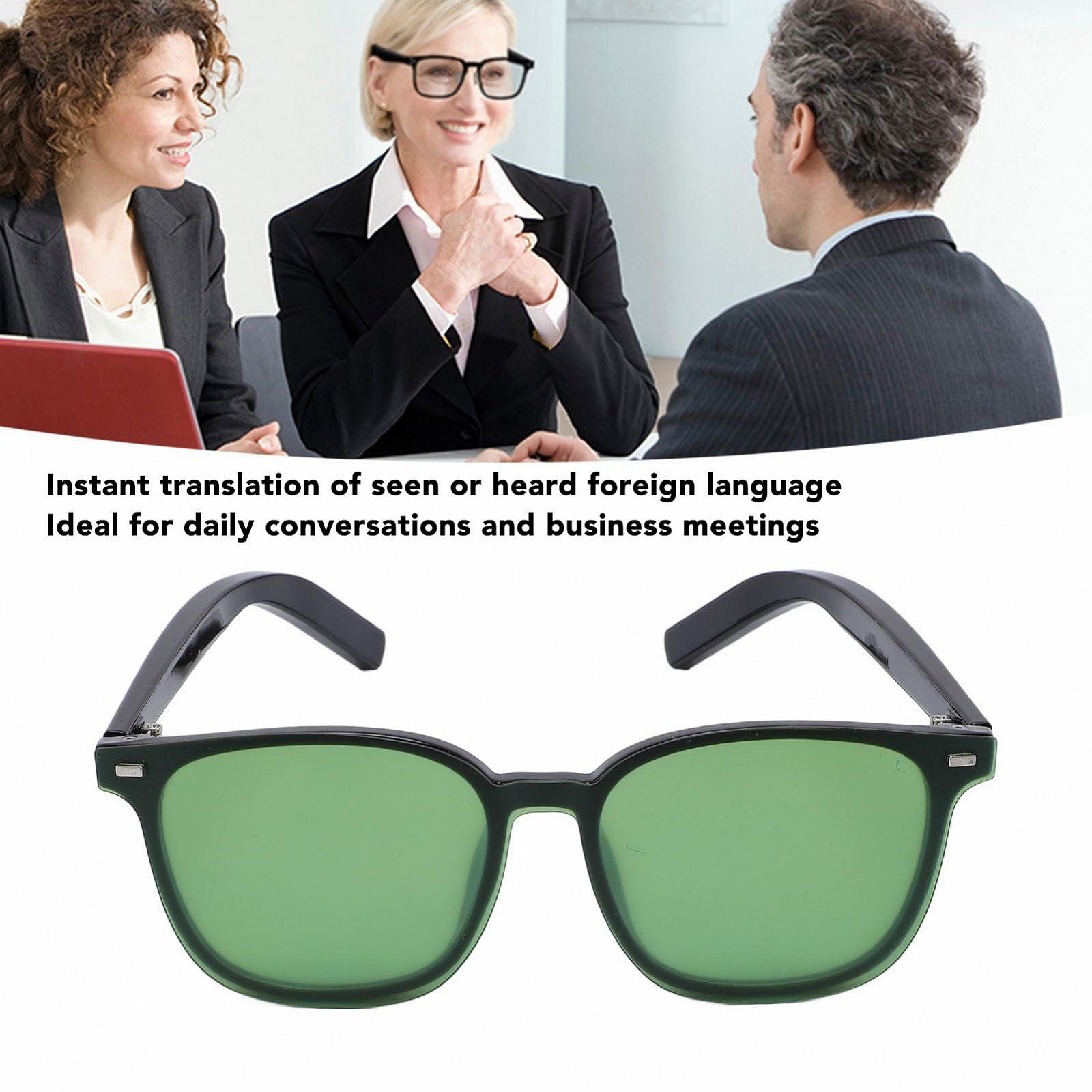 Умные очки Bewinner BT 5.3 AI Переводчик с динамиком, 118 языков, перевод в реальном времени, магнитные линзы, солнцезащитные очки для мужчин и женщин, фото №6