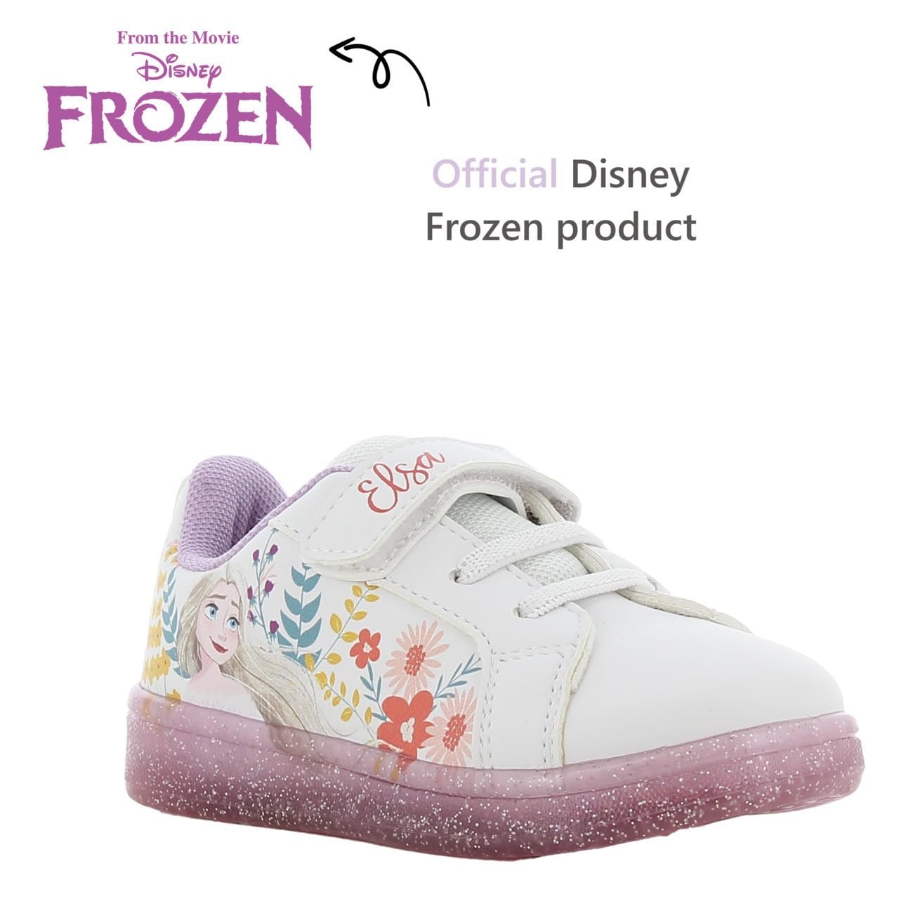 Кросівки Leomil Frozen Elsa для дівчат, ідеальні для школи та дозвілля, фото №3