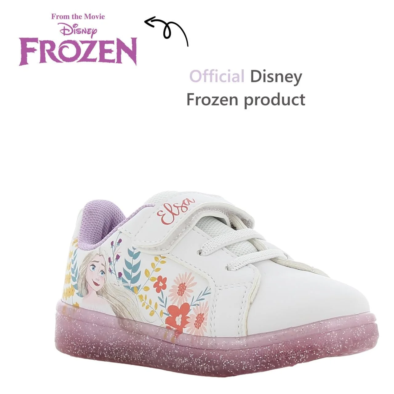 Кроссовки Leomil Frozen Elsa для девочек, идеально подходят для школы и досуга, фото №3