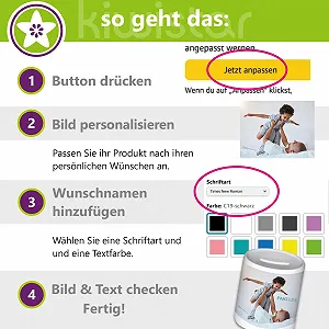 Скарбничка Kiwistar керамічна персоналізована з фото та текстом synthetic.ua - Фото 1