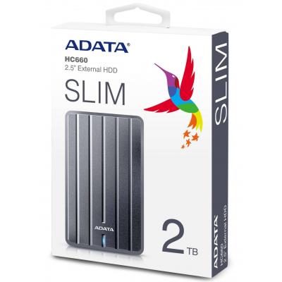 Внешний жесткий диск 2.5" 2TB ADATA (AHC660-2TU31-CGY), фото №5
