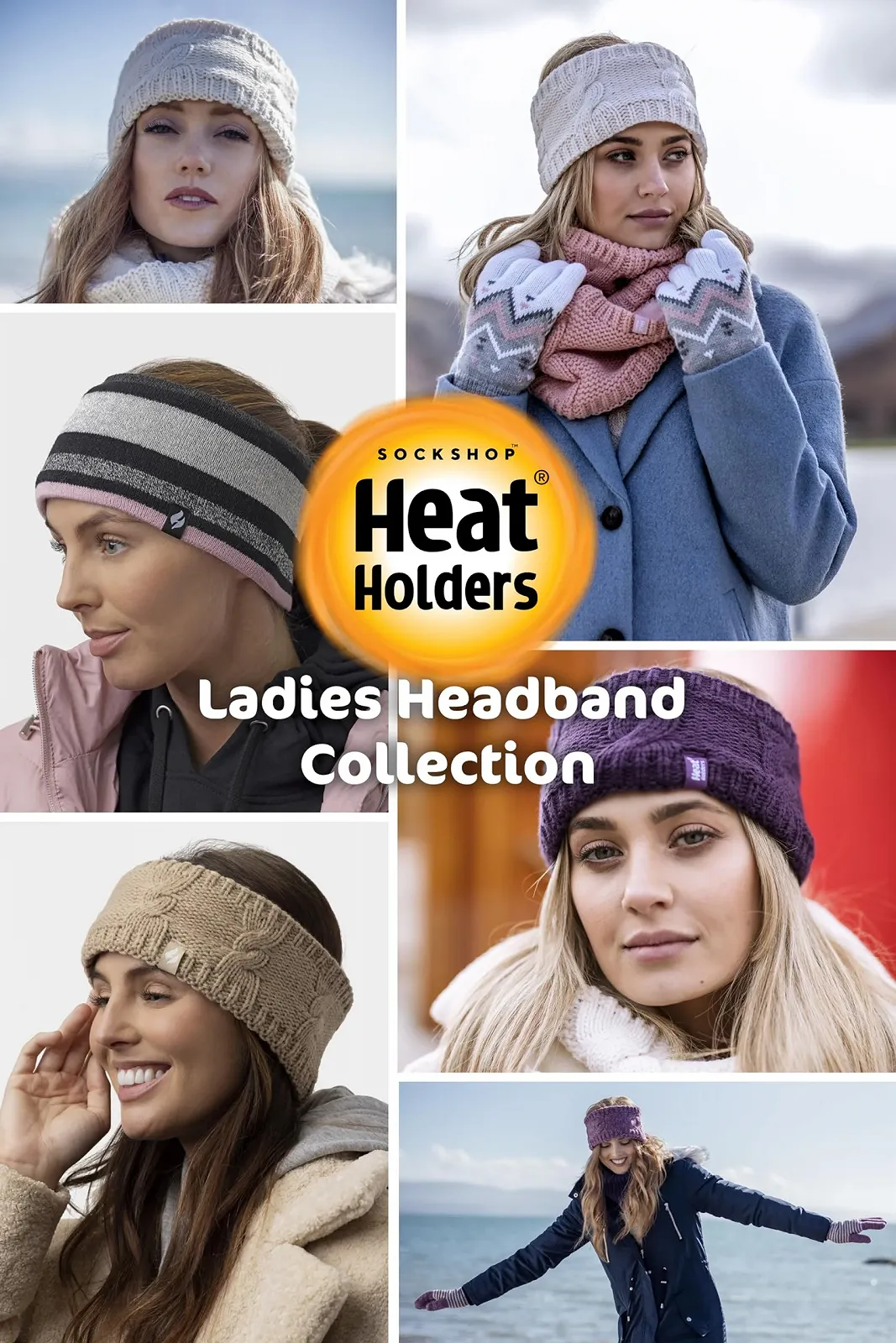 Пов'язка на голову Heat Holders Трикотажна Термо Зимова, фото №7