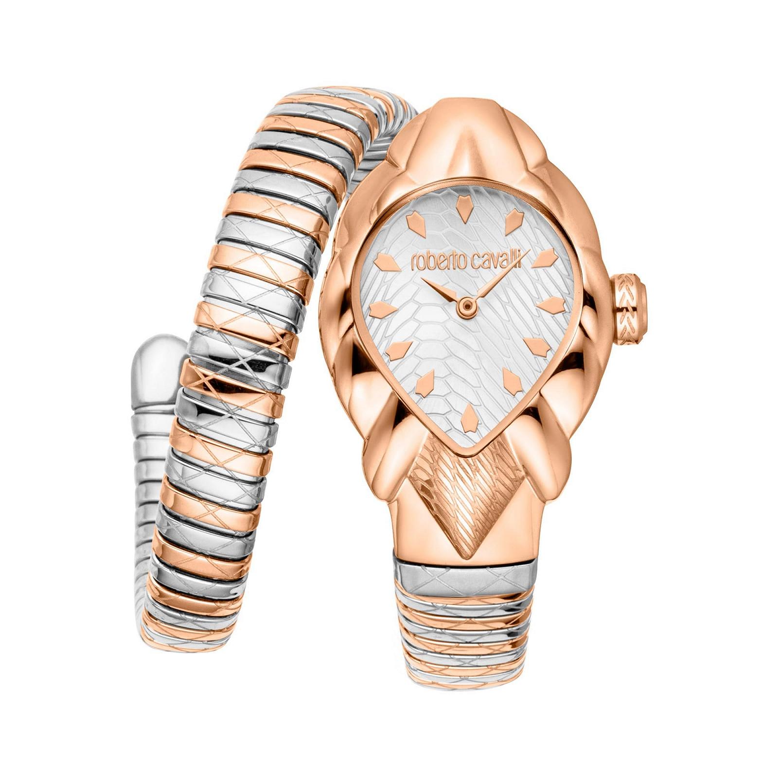 Женские аналоговые кварцевые часы Roberto Cavalli RC5L110M0085 с браслетом из нержавеющей стали, фото №1 Женские аналоговые кварцевые часы Roberto Cavalli RC5L110M0085 с браслетом из нержавеющей стали, фото №1