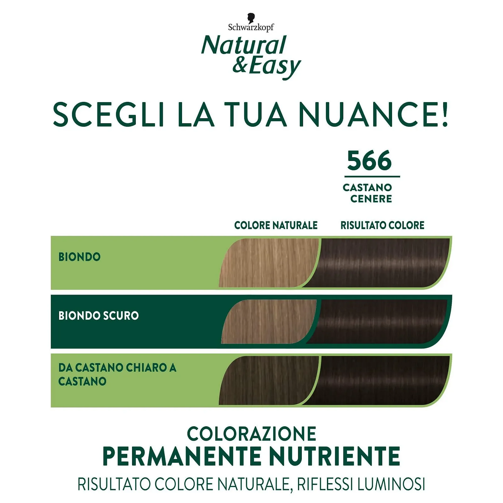 Краска для волос Schwarzkopf Natural & Easy 566 Пепельно-коричневый, фото №5 Краска для волос Schwarzkopf Natural & Easy 566 Пепельно-коричневый, фото №5