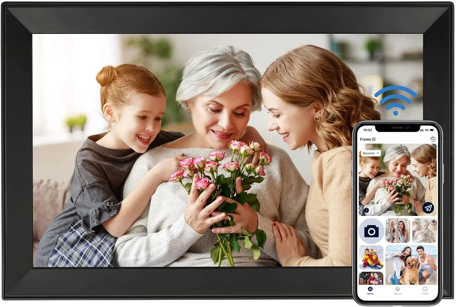 Цифровая фоторамка ANNA BELLA 15.6 Inch WiFi 1920 x 1080 HD IPS Touch Screen 32 GB Auto-Rotate Wall Mountable, фото №1 Цифровая фоторамка ANNA BELLA 15.6 Inch WiFi 1920 x 1080 HD IPS Touch Screen 32 GB Auto-Rotate Wall Mountable, фото №1