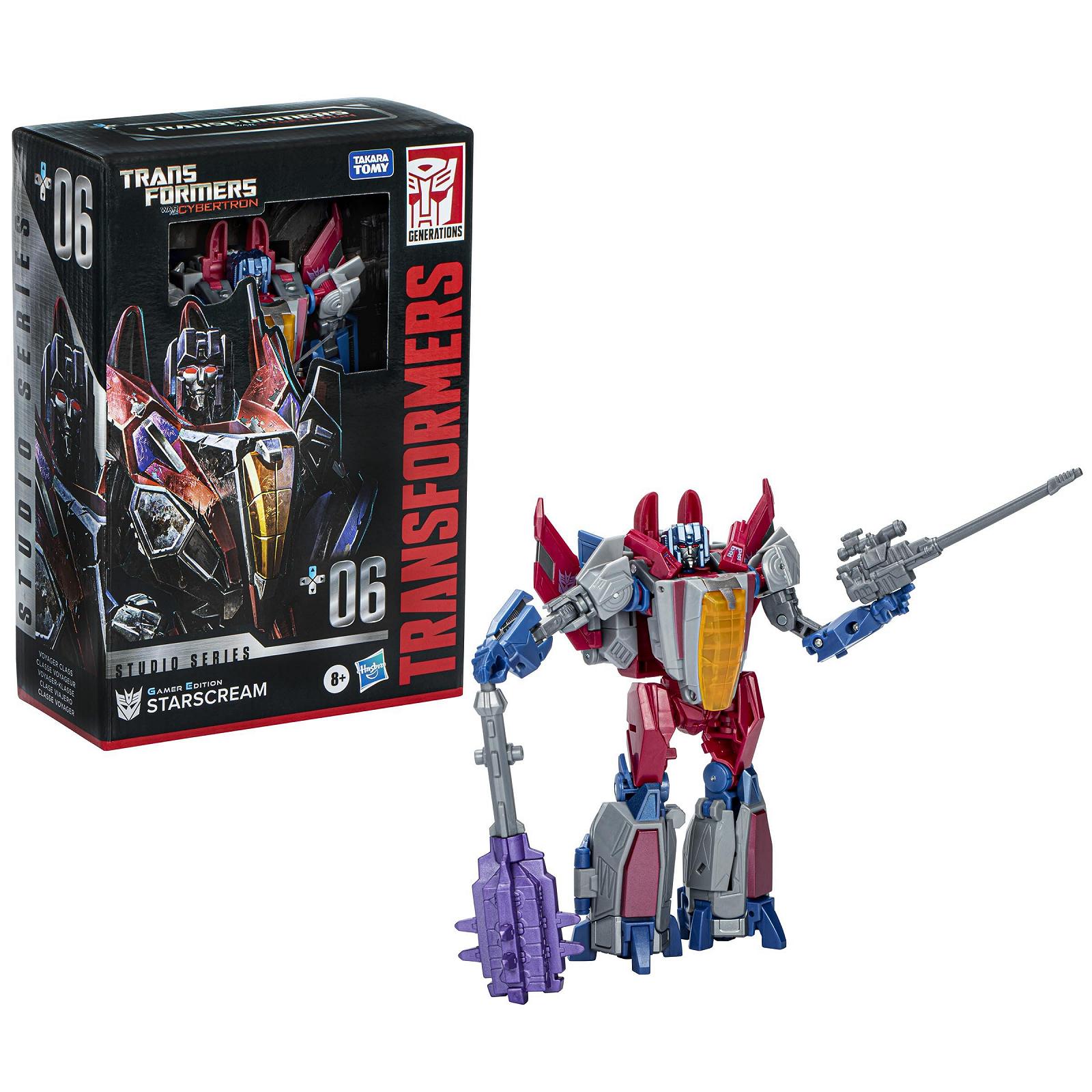 Фігурка Transformers Voyager Class Battle for Cybertron Gamer Edition Starscream, фото №3