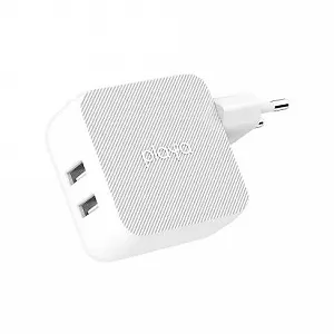 Дата кабель Belkin Playa Home Charger 12W DUAL USB 2.4A, white (PP0007VFC2-PBB) - Фото 1