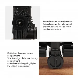 Перекидные часы Klassische mechanische Dekoration, черный synthetic.ua - Фото 1