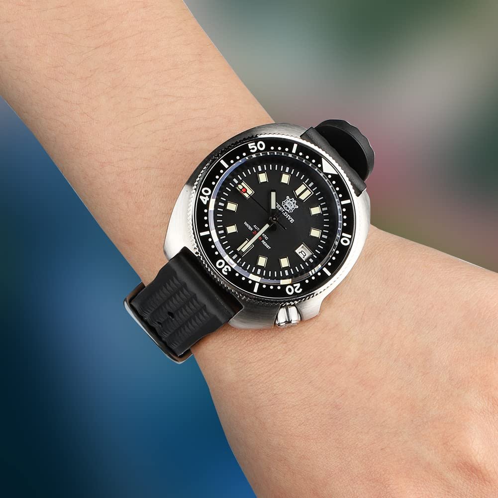 Мужские часы Steeldive Automatic 1970 SD1970 с механизмом NH35, водонепроницаемость 200 м, фото №6
