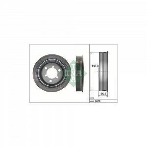 Шкив коленвала INA 544 0145 10 для CITROËN FIAT PEUGEOT - Фото 1