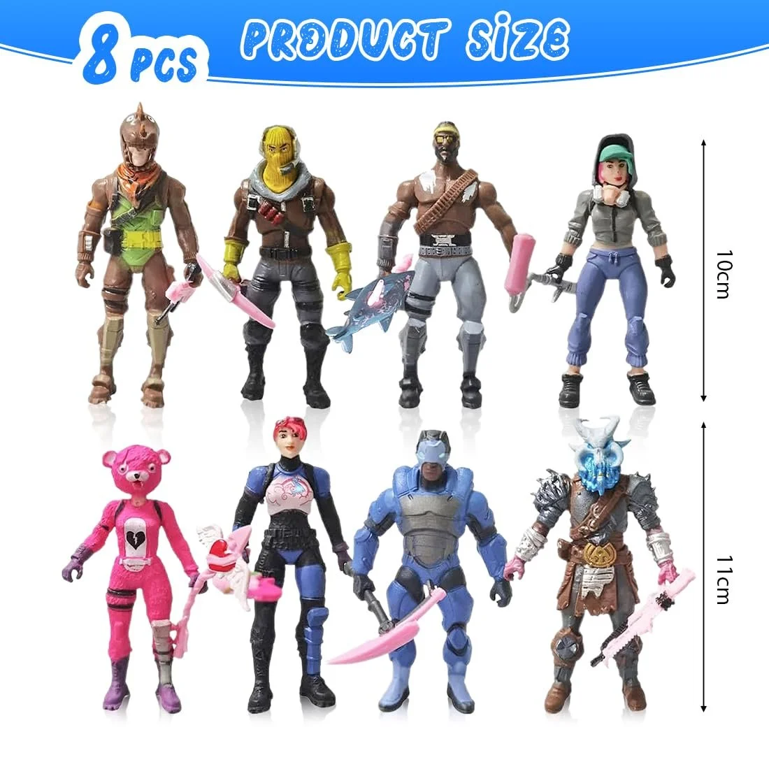 Набор игровых фигурок Philoctes 8 шт. 11 см с аксессуарами для сбора урожая, фото №2