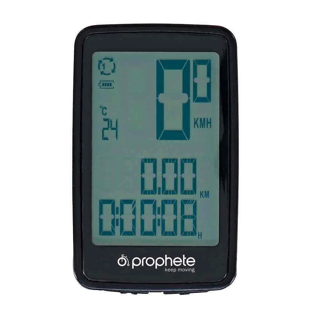Велокомпьютер беспроводной Prophete 14 функций черный Li-ion USB, фото №1