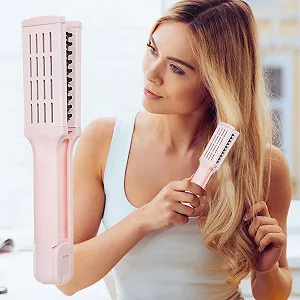 Щітка-вирівнювач для волосся Wireless Anti-Knot Portable ABS Nylon synthetic.ua - Фото 1