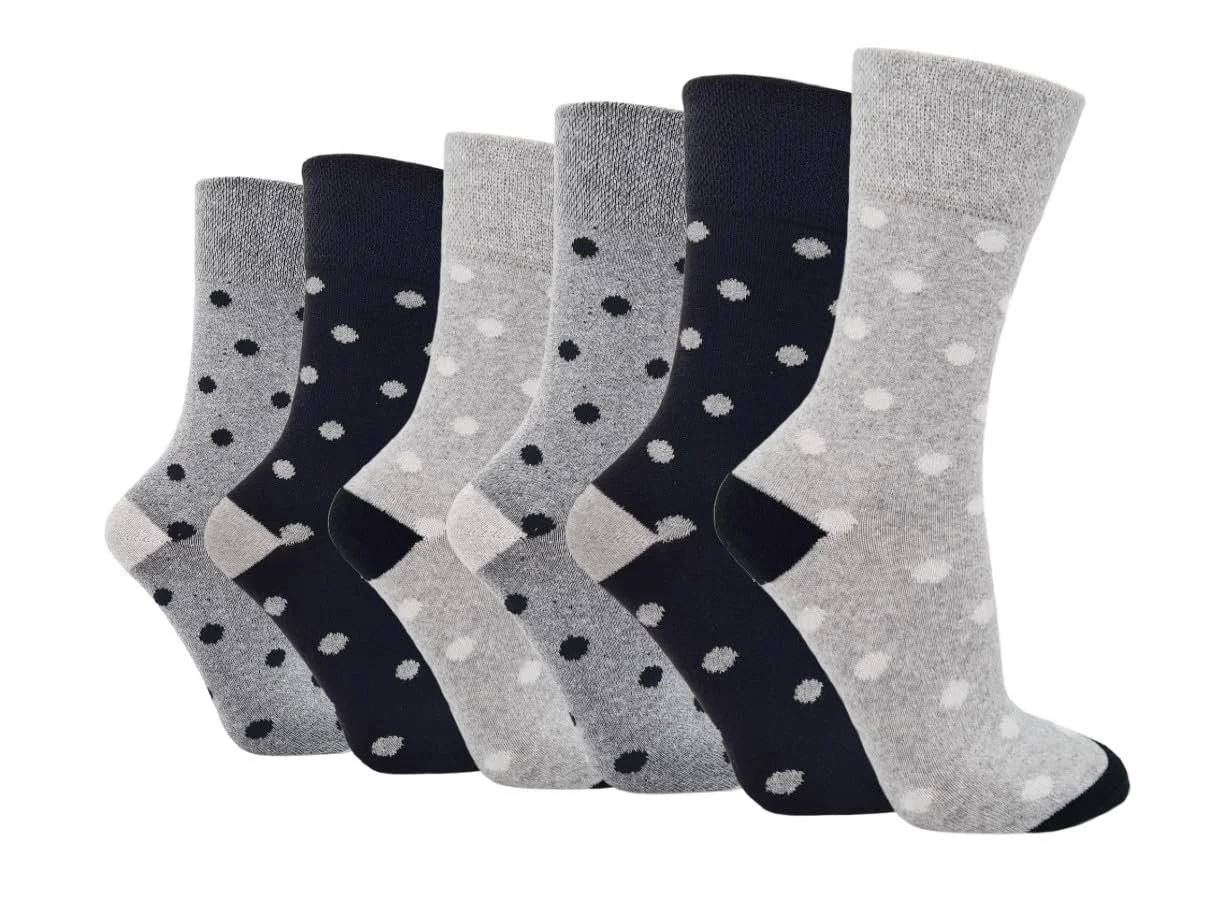 Жіночі шкарпетки без резинки для діабетиків (6 пар), фото №1