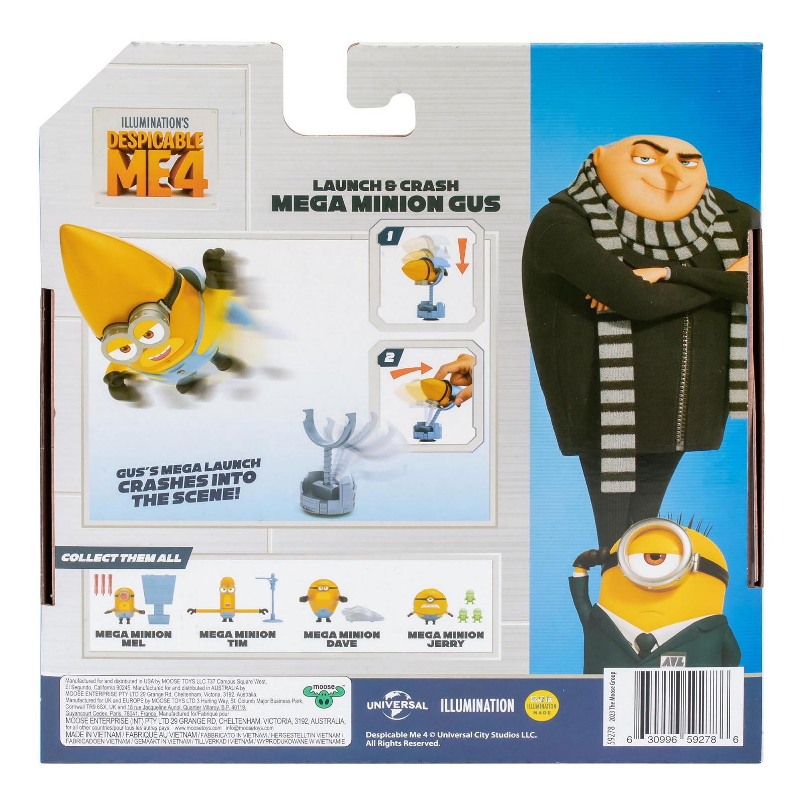 Фигурка Minions Despicable Me 4 Mega Gus с пусковой установкой, фото №4