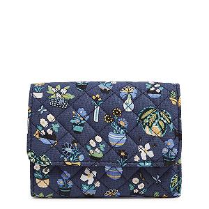 Гаманець Vera Bradley Iconic RFID Riley Compact, фірмовий бавовняний гаманець - Фото 1