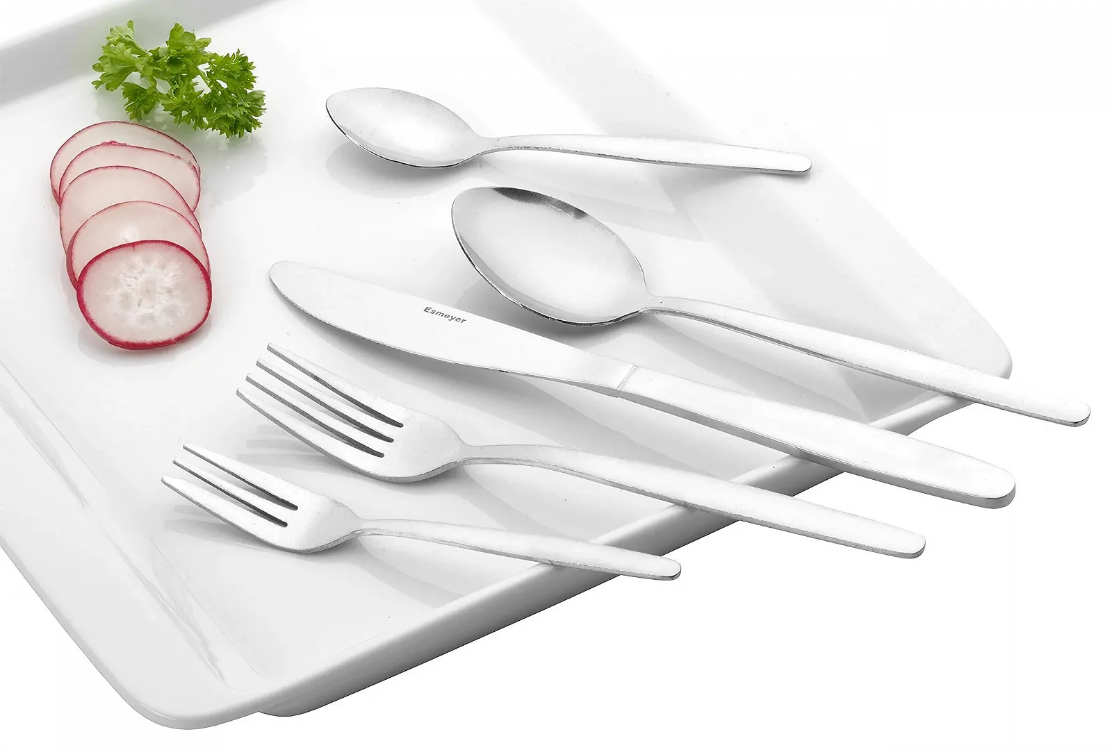Набір столових приборів Esmeyer Monita, нержавіюча сталь, сріблястий, фото №3 Набір столових приборів Esmeyer Monita, нержавіюча сталь, сріблястий, фото №3