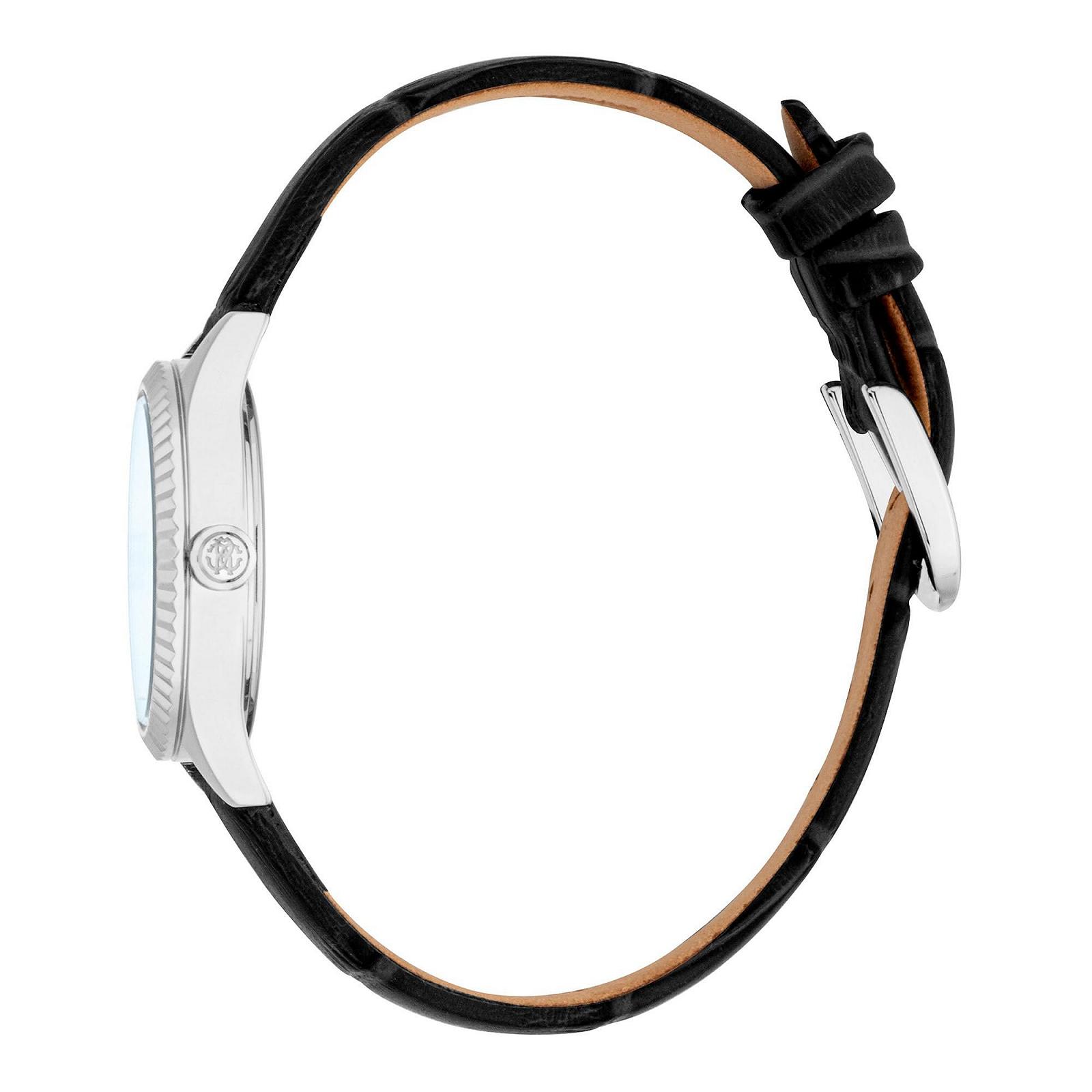 Женские аналоговые кварцевые часы Roberto Cavalli RC5L124L0015 с кожаным ремешком, фото №2