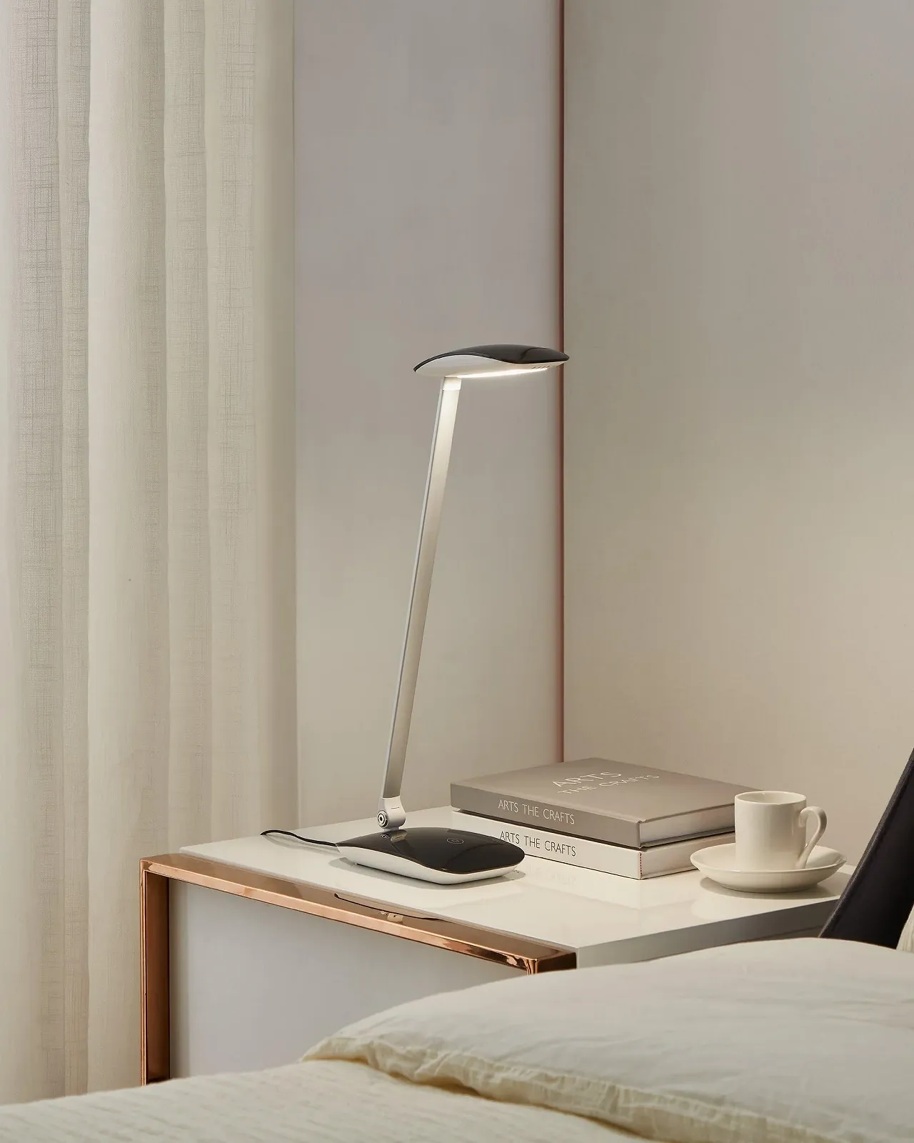 Настільна лампа EGLO 4.5 Вт USB Чорна, фото №3